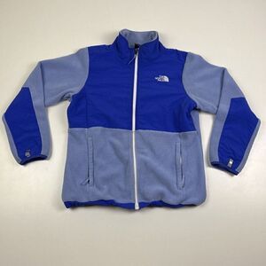 The North Face Girl's Fleece Jacket Size X-Large 18 Purple Polartec Full Zip Top